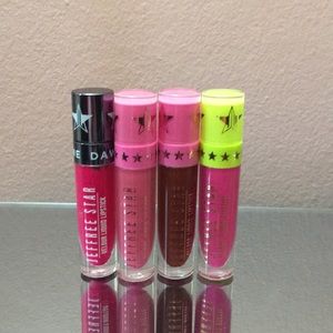 Lot of 4 jeffree Star liquid lips